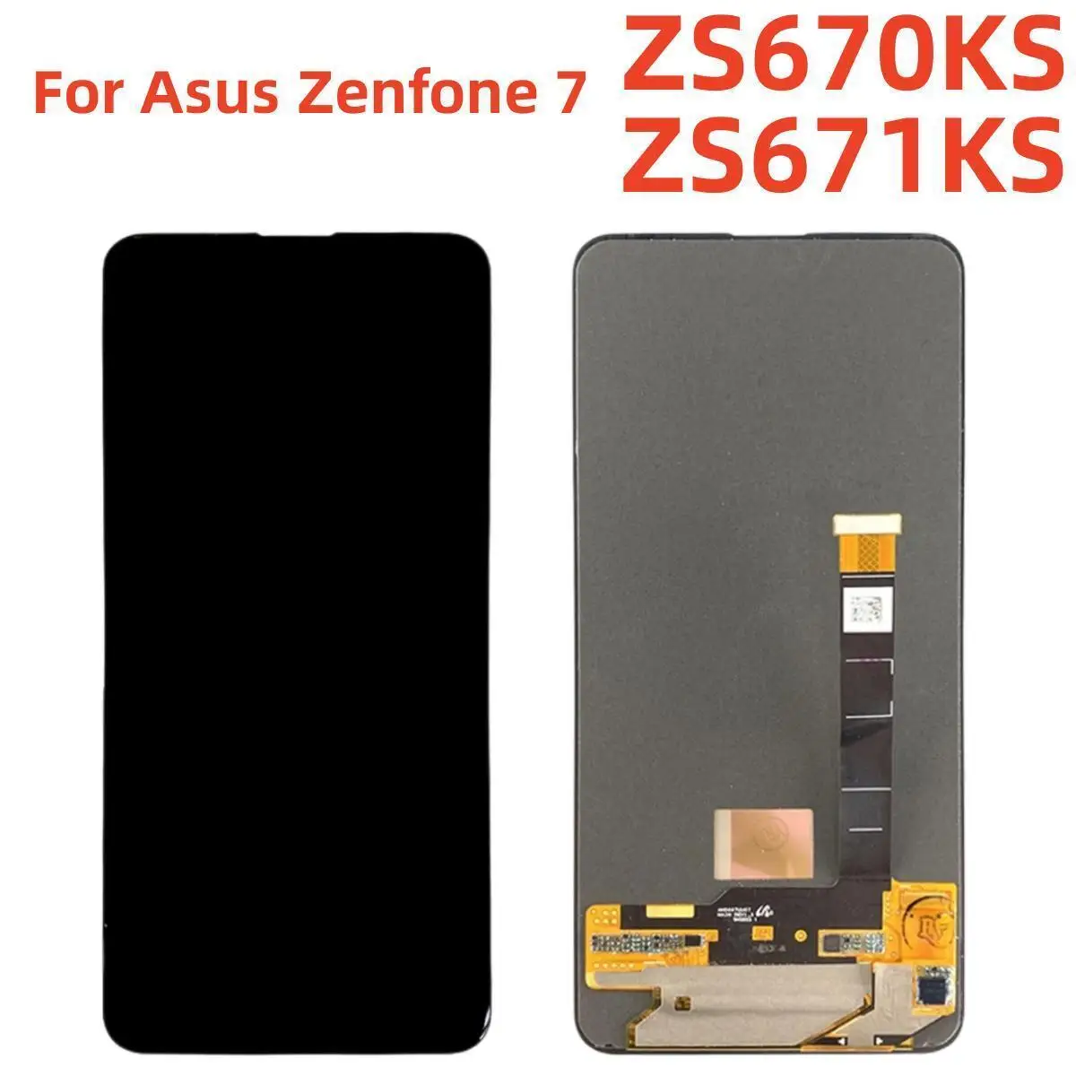 

6.67" Original AMOLED For Asus Zenfone 7 ZS670KS I002D 90HZ LCD Display Touch Screen For Asus Zenfone 7 Pro ZS671KS I002DD