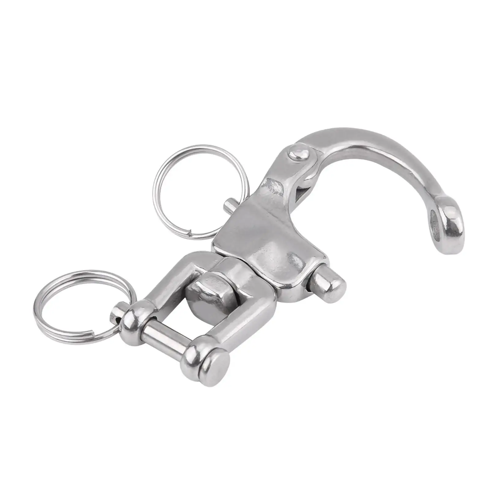 316 Stainless Steel Swivel Snap Shackle for Sailboats - Ideal for Spinnaker Halyard 01# & 03#