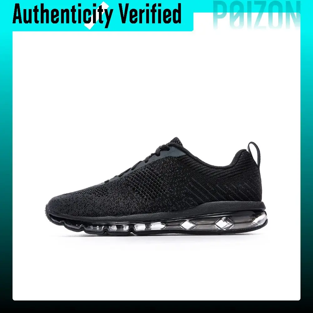 Li Ning Bubble Fabric Cushioning Slip Resistant Breathable Lightweight Low top Casual Shoes Unisex AGCN075-3