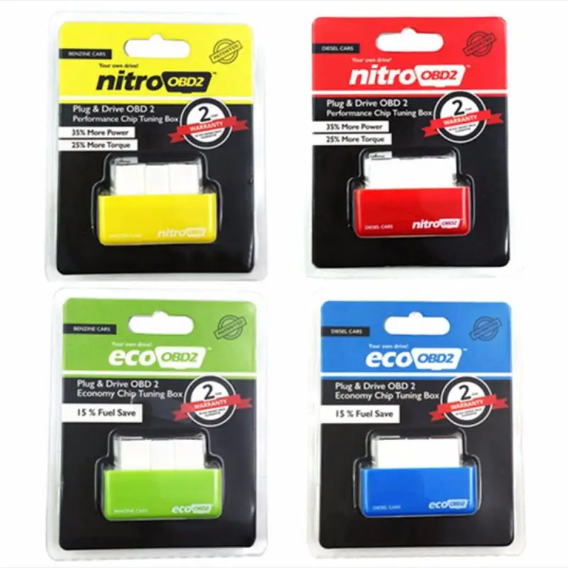 Economy  Eco OBD OBD2 ECU Chip Tuning Box Plug & Drive For Gasoline Cars Fuel Save More Power For Petrol Car Gas Saving