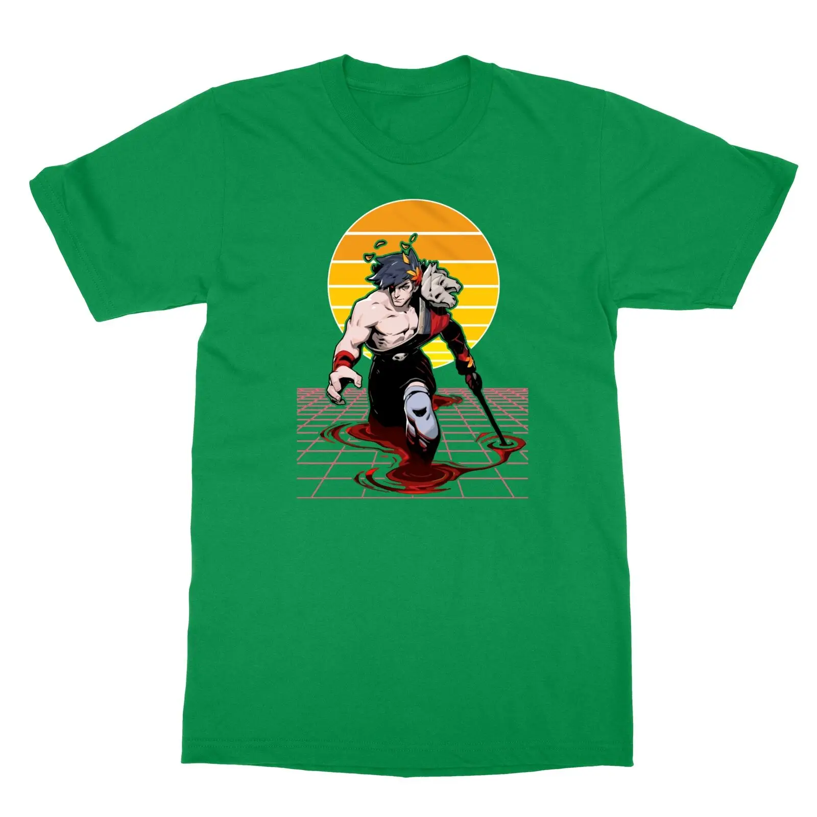 

Zagreus Hades Game 80s Retro Vintage Anime Game Gift Men's T-Shirt
