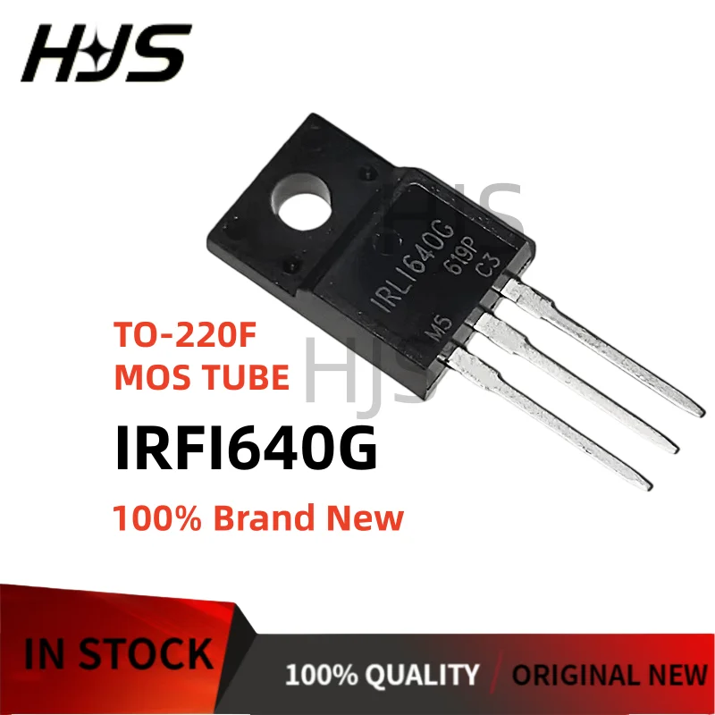 10-30PCS New IRFI640G IRFI640 I640 TO-220F High-Power MOSFET Field-Effect Transistor