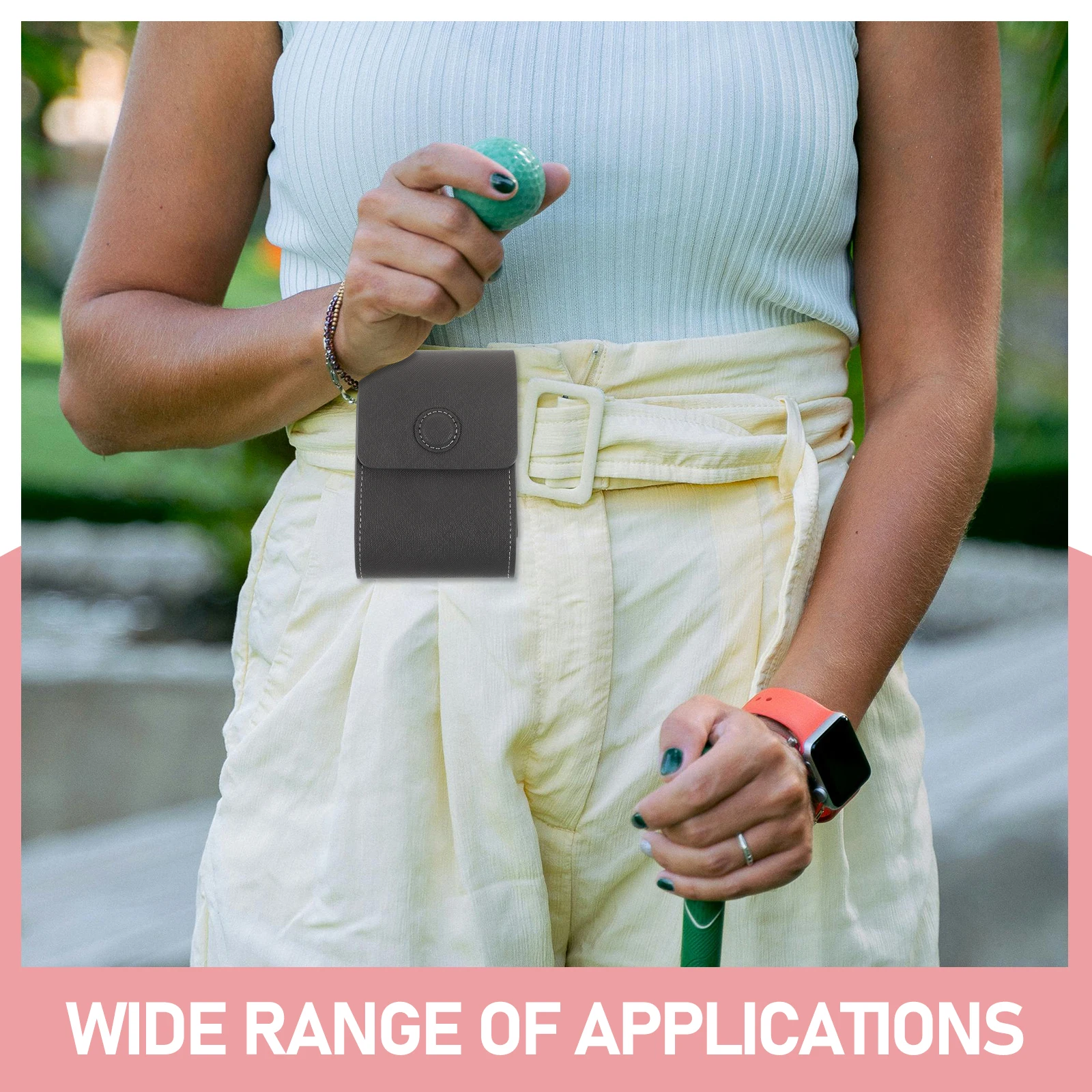 

Golf Rangefinder Bag Magnetic Buckle Design Multi-Function Storage Pouch for Daily Use Range Case Rangefinder Pouch