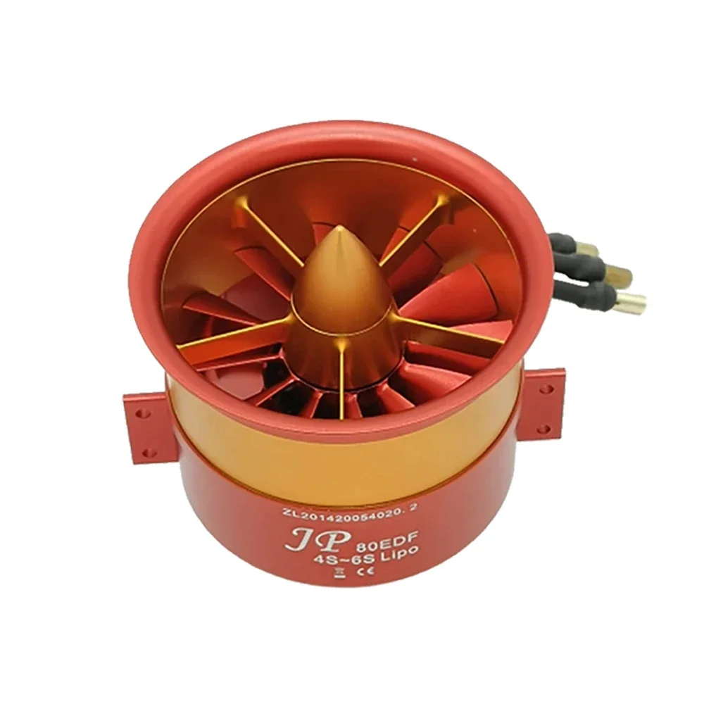 JP Metal Ducted 70mm Fan EDF Set  Parts 12 Blade 4s-6s Lipo Motor Electric for RC airplane Model Parts