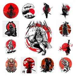 N522# For Japanese Culture Samurai Car Stickers Demon Mask Car Styling Personality Decals Suitable Car Accessories