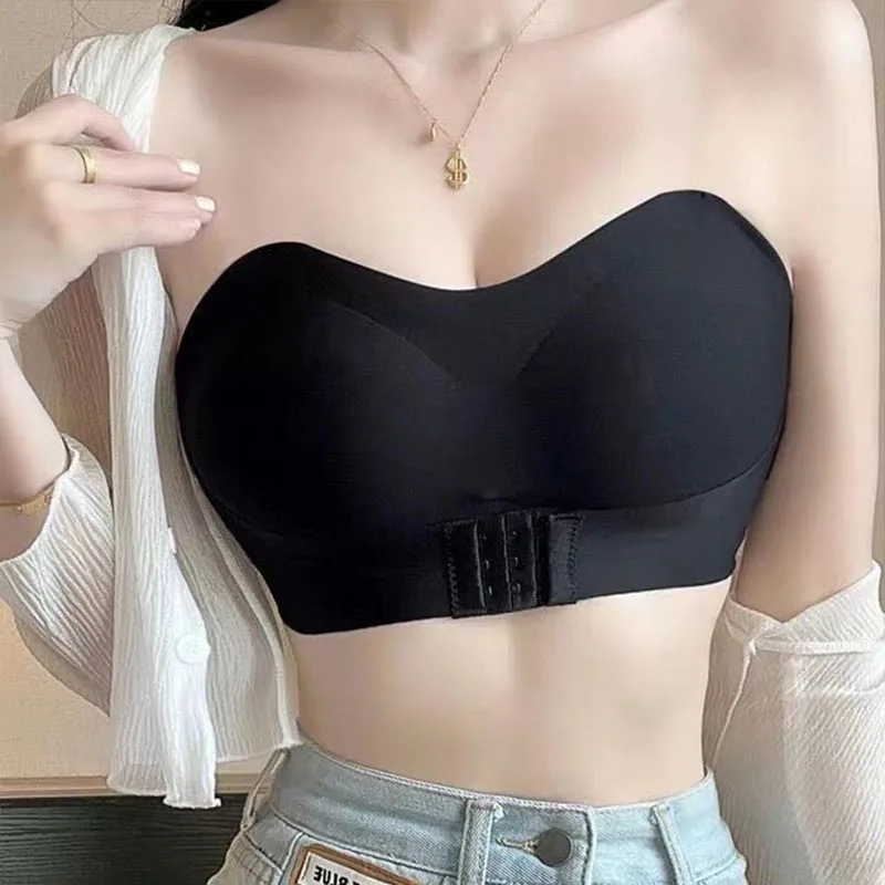 

Strapless Bra for Woman Front Closure Bras Push Up Seamless Wireless Bralette Comfort Brassiere Sexy Female Lingeries