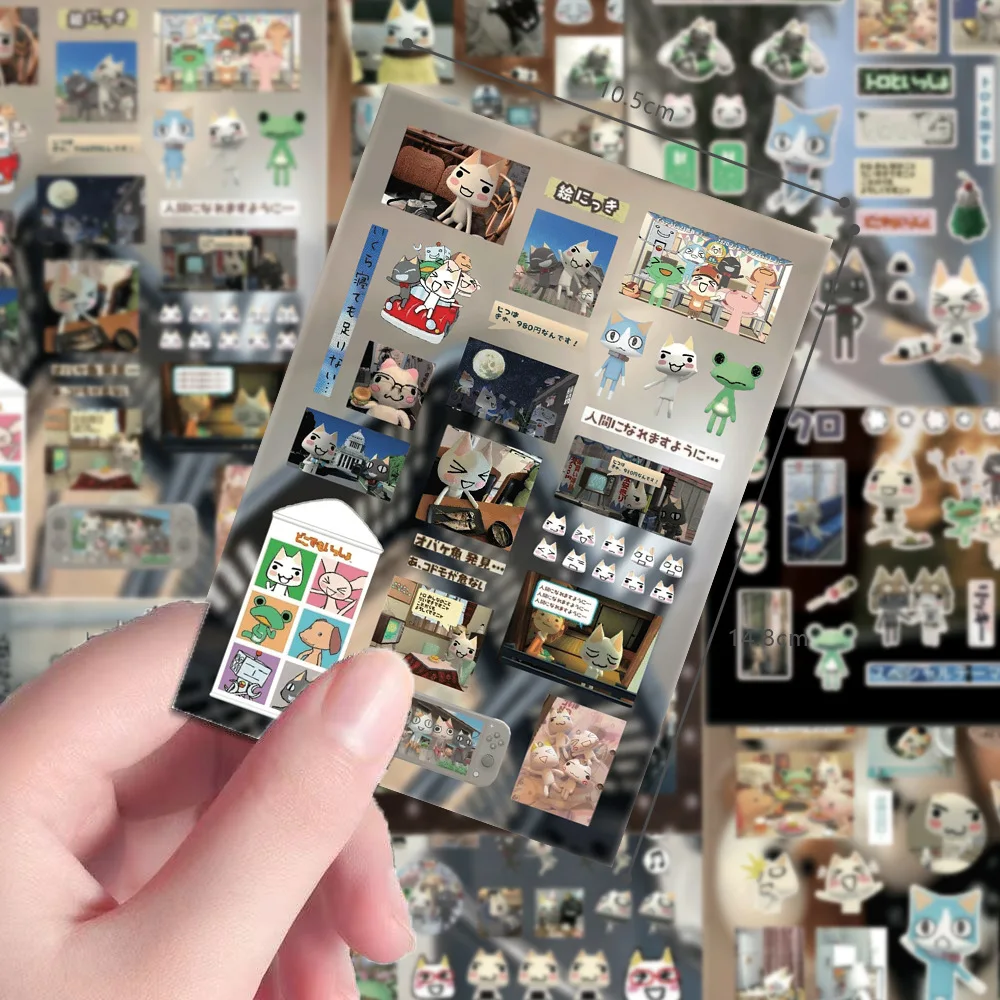 8 Stück Cartoon Doro Katze Niedliche Aufkleber Inoue Toro Sticker für Gepäck, Koffer, Skateboard, Handy, Tagebuch, Graffiti-Aufkleber Geschenk Spielzeug – Detail 13