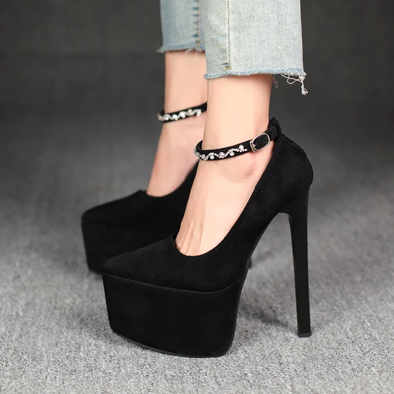 

Туфли-лодочки женские на высоком каблуке, с острым носком, на платформе, элегантные, люксовые, модные, весенние, для офиса, дропшиппинг