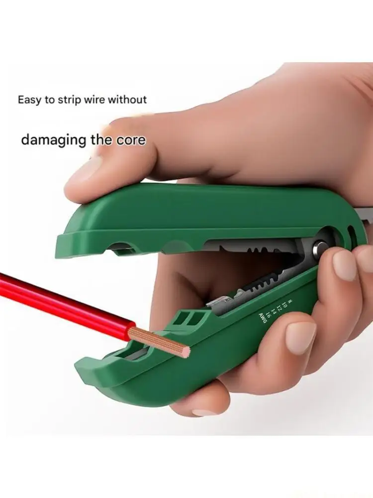 A2BE Professional Grades Wire Stripper and Cable Cutter Tool Built with Sturdy ABS Plastic and Metal Components