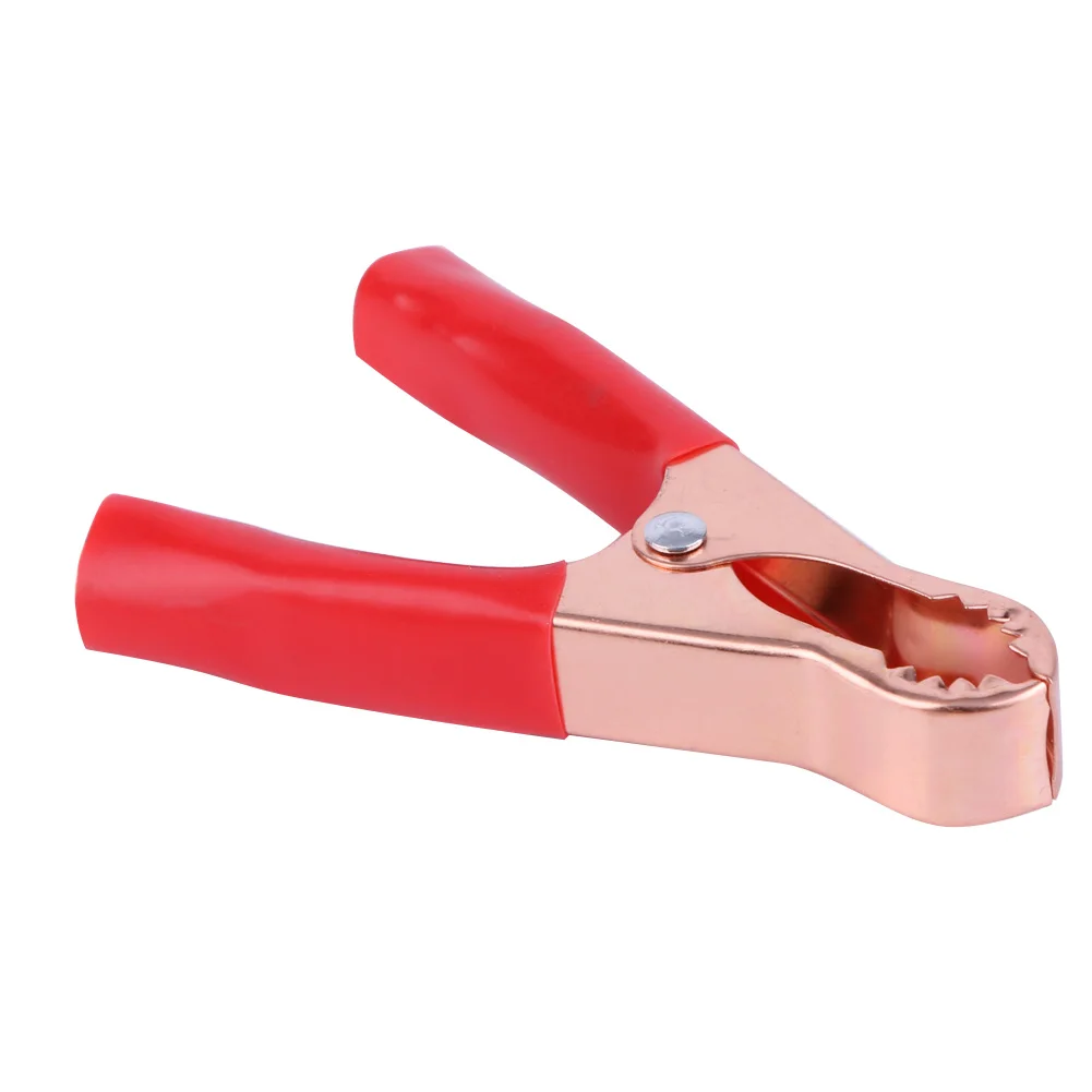 4 قطعة موصلات البطارية المشبك النحاس مطلي 50A محطات الخلية مقاطع معزول مقبض عملي خفيف الوزن للصناعة الطبية