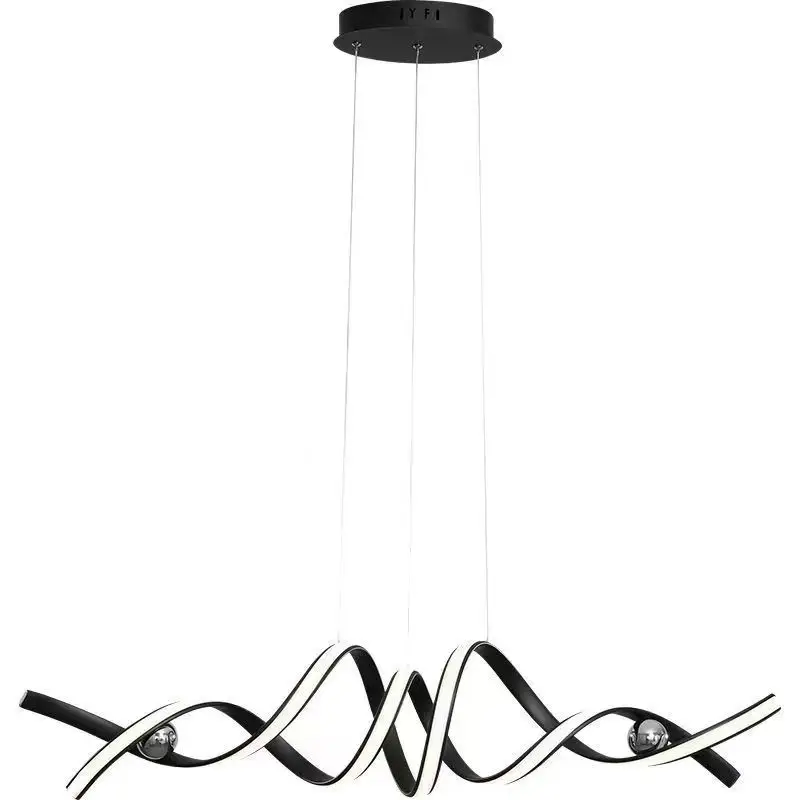 Imagem -06 - Longo Led Pendant Light para Sala de Jantar Iluminação Designer Simples Lustre de Cozinha Luz da Sala de Jantar