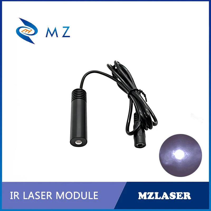 Modulo Laser a punti a infrarossi compatto D16mm 940nm 10mw 20mw 30mw 50mw 100mw 200mw macchina di grado industriale IR Spot Laser