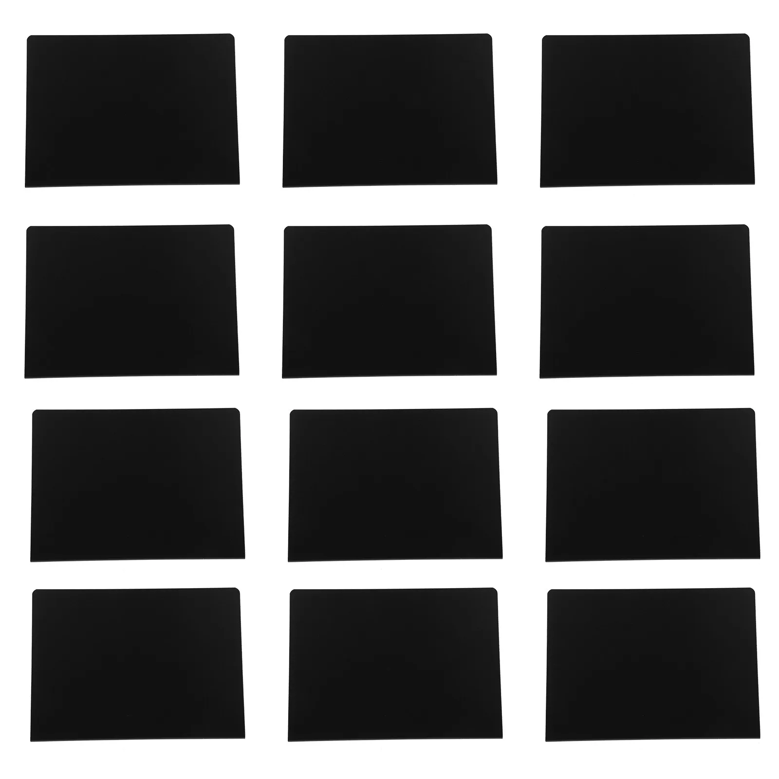 mini-tableaux-noirs-en-plastique-12-pieces-decoratifs-multifonctionnels-panneaux-d'affichage-de-prix-pour-menu-de-restaurant-ecriture-de-messages