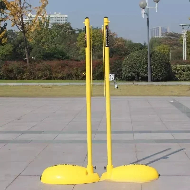Portable Standard Mobile Home Game Outdoor Badminton Frame Air Volleyball Net Column