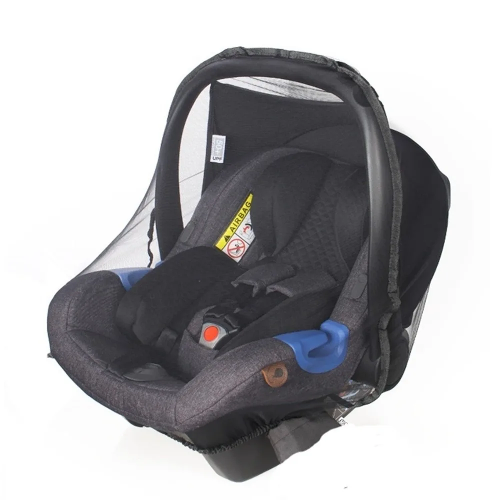 

Safe Polyester Baby Basket Shield Fine Mesh Anti-insect Stroller Mesh Cover Universal Fit Breathable Baby Mosquito Net Daily Use