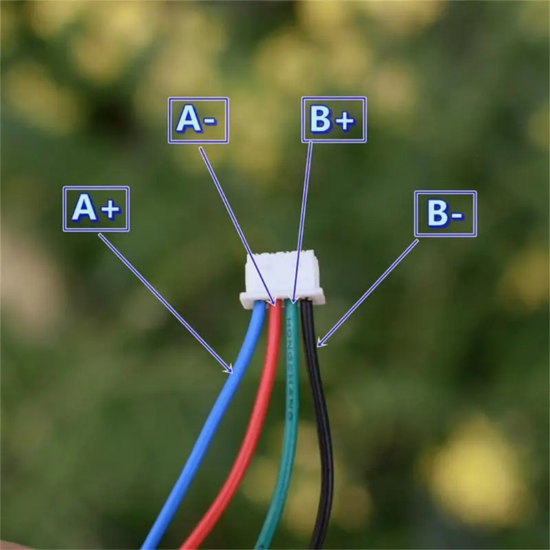 652F 35mm 2-phase محرك مجهز بمحامل كروية وإخراج 5 مم axis #2