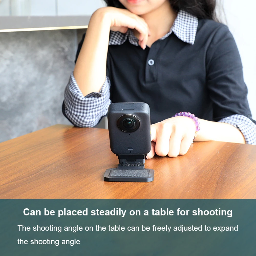 180 °   محول سريع التحرير بقوس مغناطيسي قابل للتعديل لقاعدة حامل سطح المكتب DJI OSMO 360