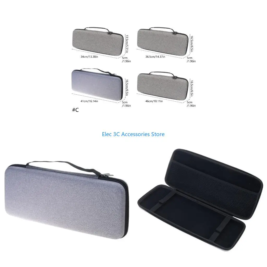Y51A Travel EVA Keyboards Case Lightweight Construction Ergonomic Handle For Secure Transport And Storage