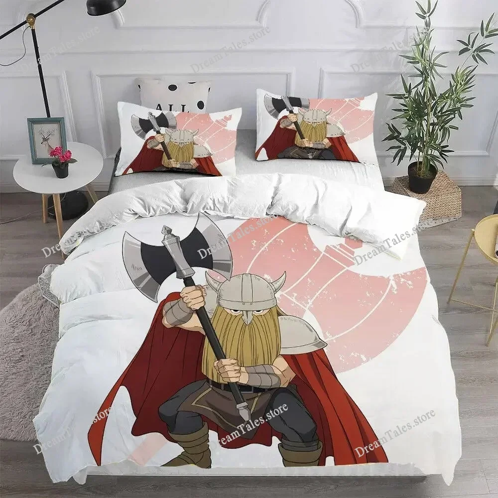 

3D Print Anime Frieren Bedding Set Boys Girls Twin Queen King Size Duvet Cover Pillowcase Bed Boys Adult Home Textileextile741