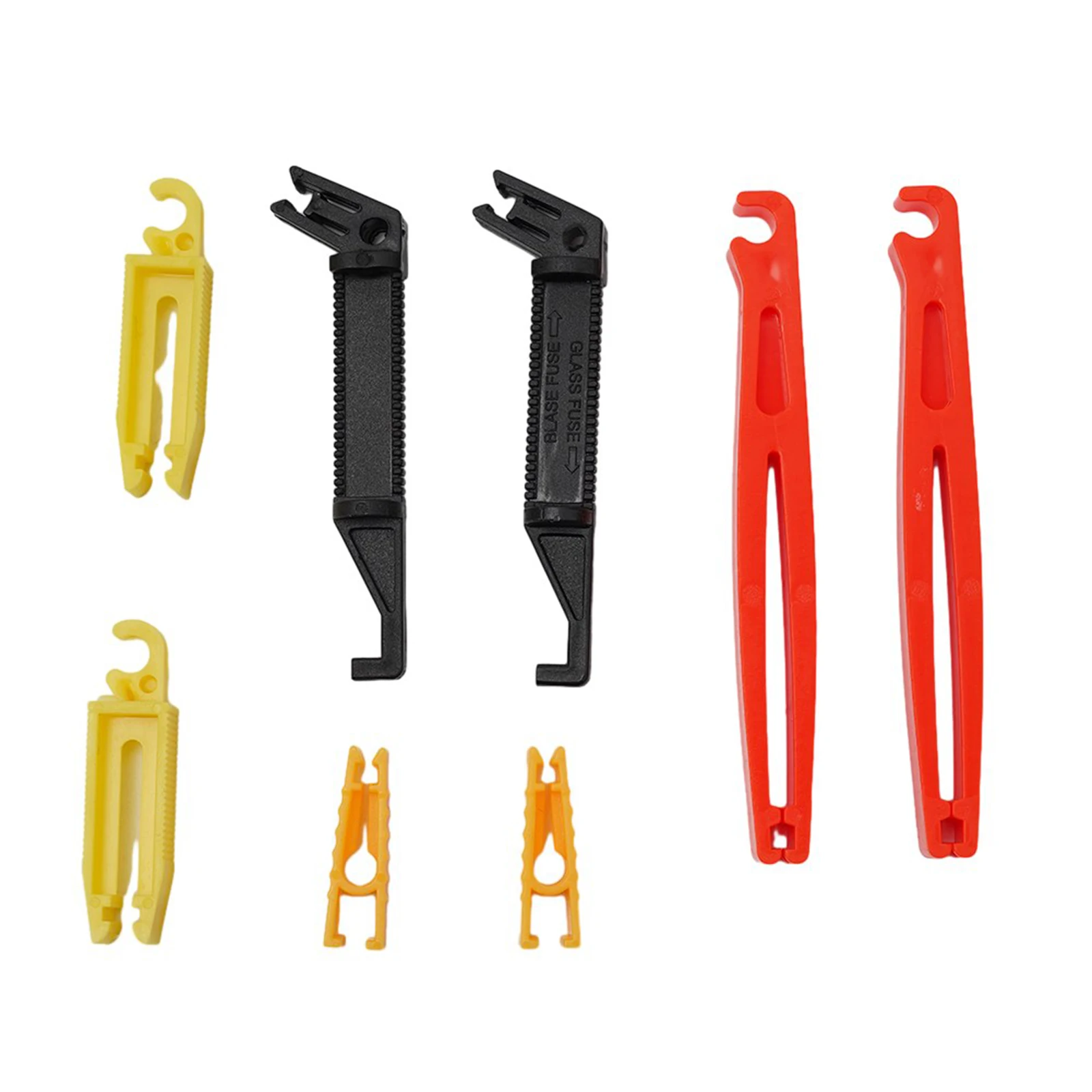 8pc Fuse Puller Tools for Automotive Use to Safely Remove Blade Fuses Without Damaging Fuse Holders or Terminals