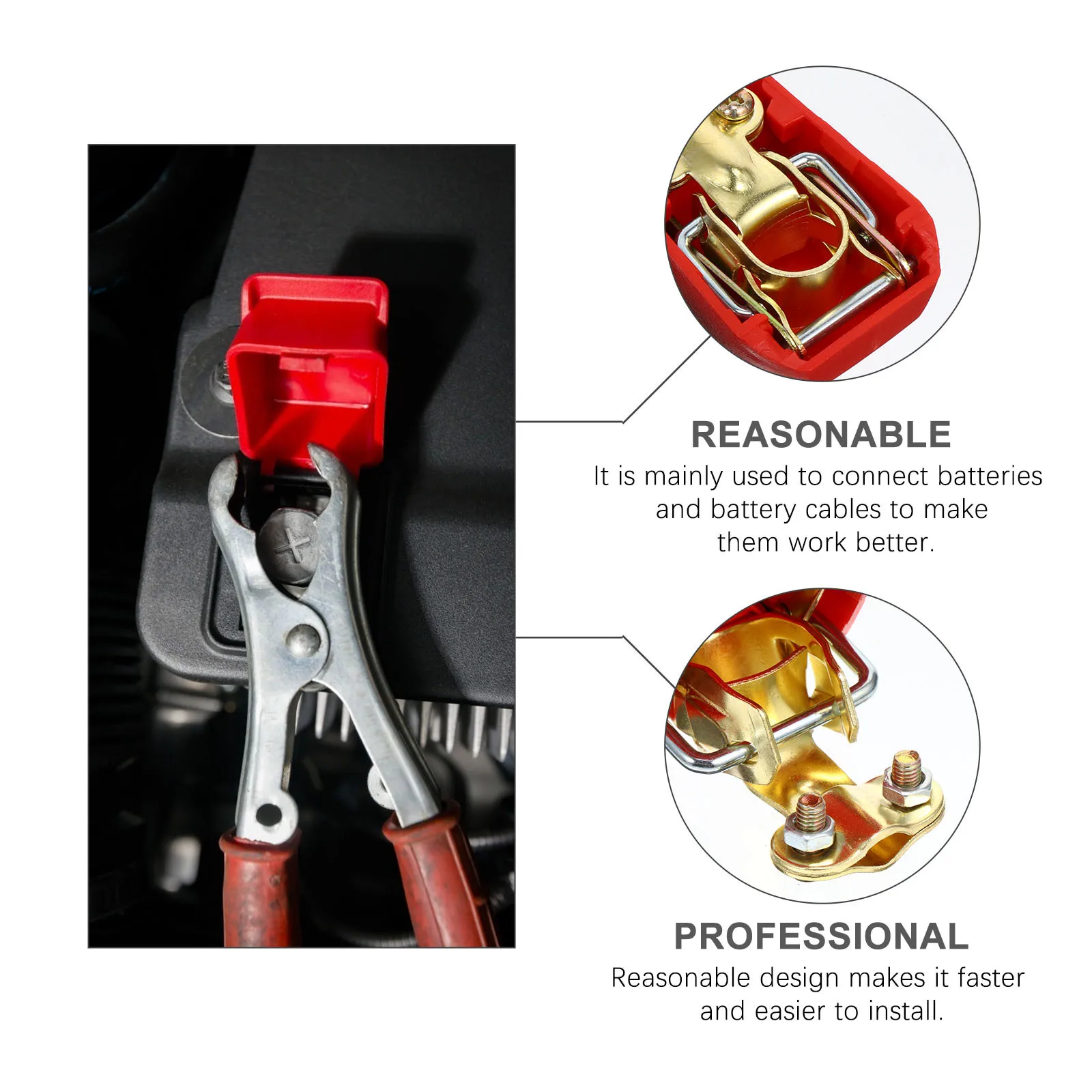 

2 set 2 Sets Car Terminal Connector Quick Release Clamp Auto Connector For Vehicle Clip Truck Accessories