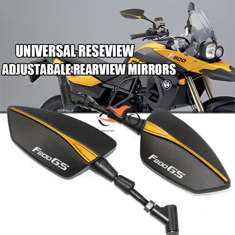 

F800 GS Motorcycle Adjustabale Side Rearview Mirrors Universal Rearview With For BMW F800GS F 800 GS 2012 - 2019 2020 2021 2022