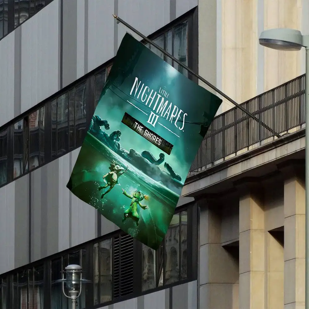 Game L-Little Nightmares Printed Large Flag Art Science Fiction Room Home Decor Decor Banner