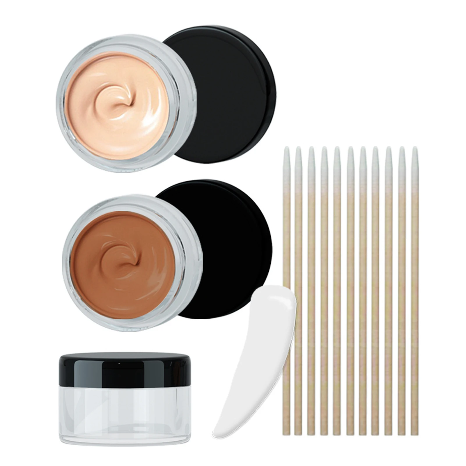 Double Color 0.7oz Tattoo Concealer Kit Waterproof Birthmark Scar Tattoo Cover Cream Skin Scar Concealer