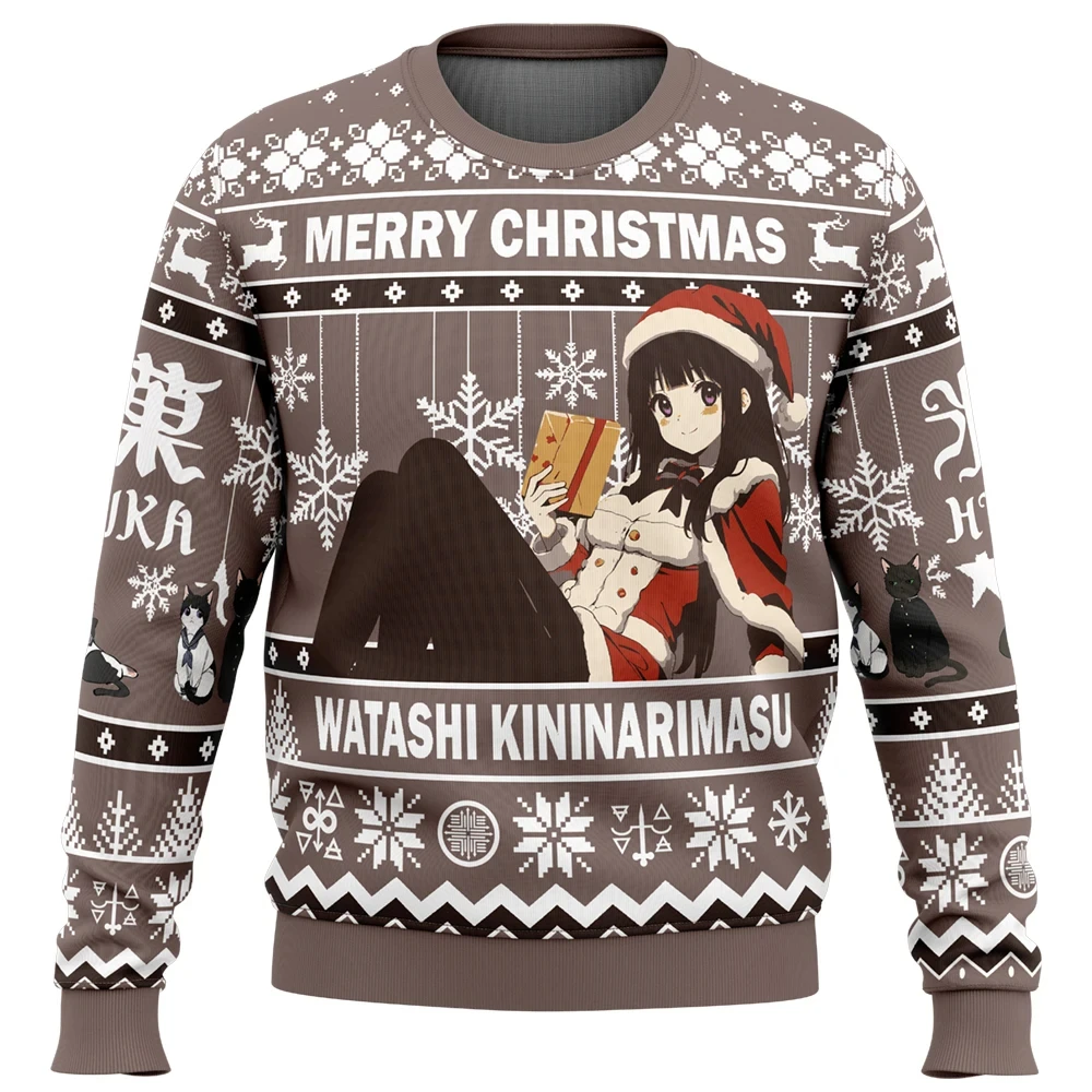 

Christmas gift fashionable atmosphere new casual sweatshirt versatile cartoon foreign style