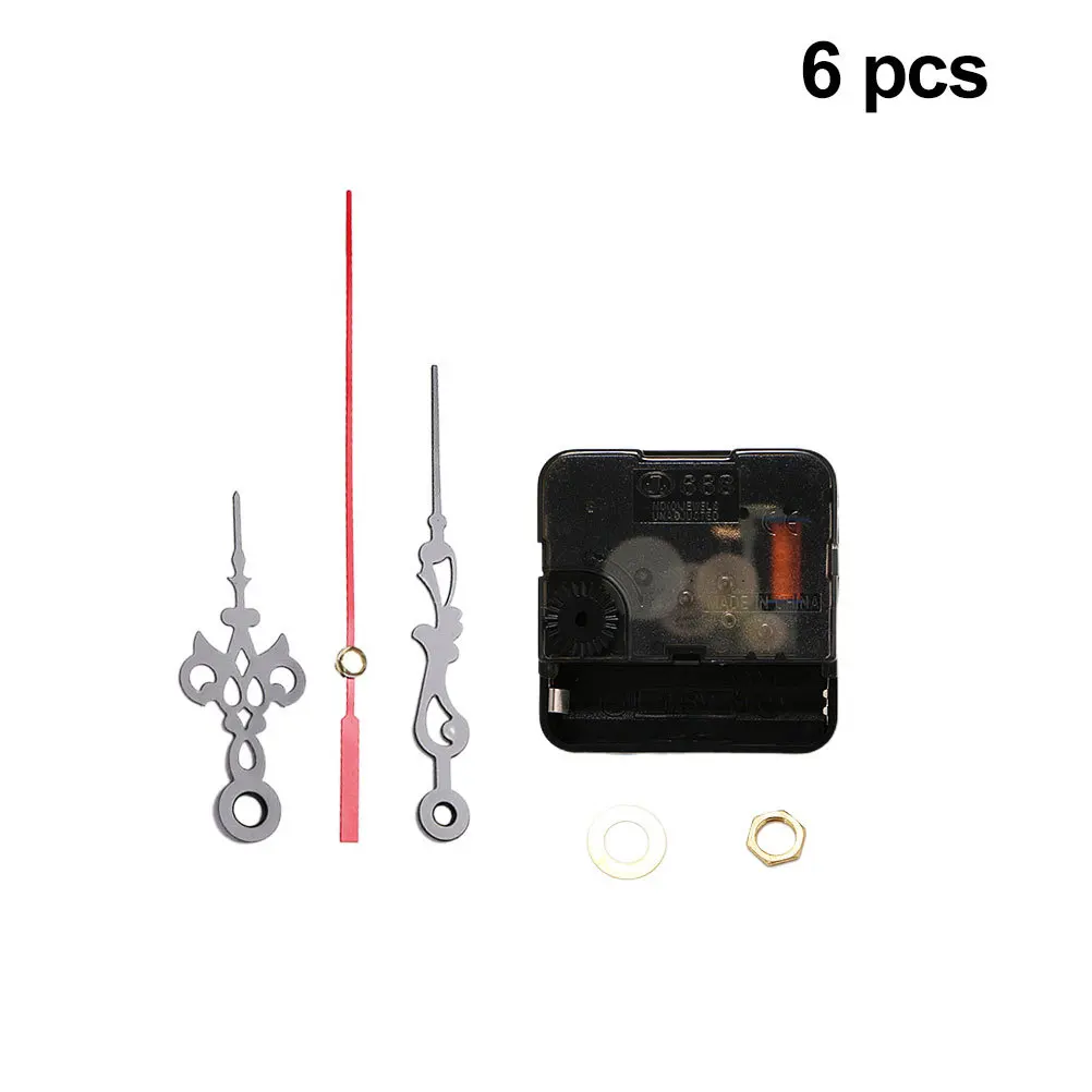

10Set Clock Movement Kit Simple Elegant Design Precise Time Replacement Parts for Wall Desk Cross Stitch Clocks