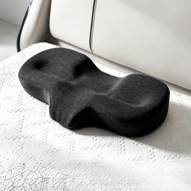 Bed Sleep Memory Foam Cervical Pillow for Neck and Shoulder Ergonomic Orthopedic Contour - for Back and Side Sleepers