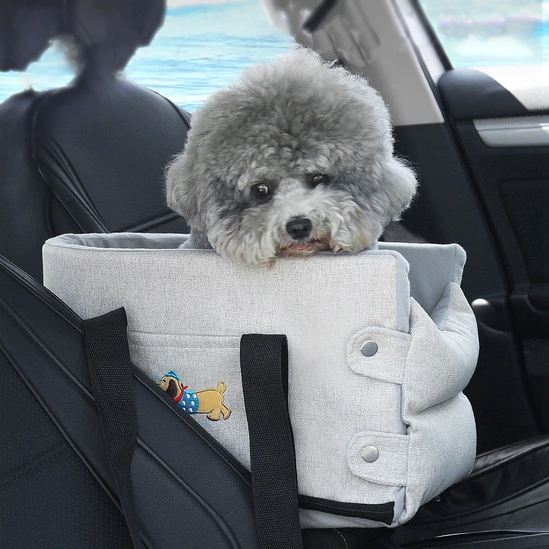 

Dog Car Seat Bed Car Central Dog Car Seat Bed Dog Carrier for Small Dogs Cats Portable Travel Bag Dog Accessories Pet Car Seat