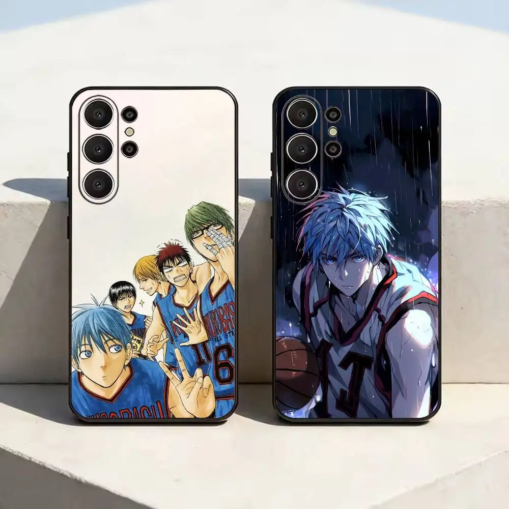 Youth & Passion Kuroko's Basketball Black Soft Silicone Phone Case for Samsung Ultra S26, S24, S21, S22, S23, S30, Plus, Lite