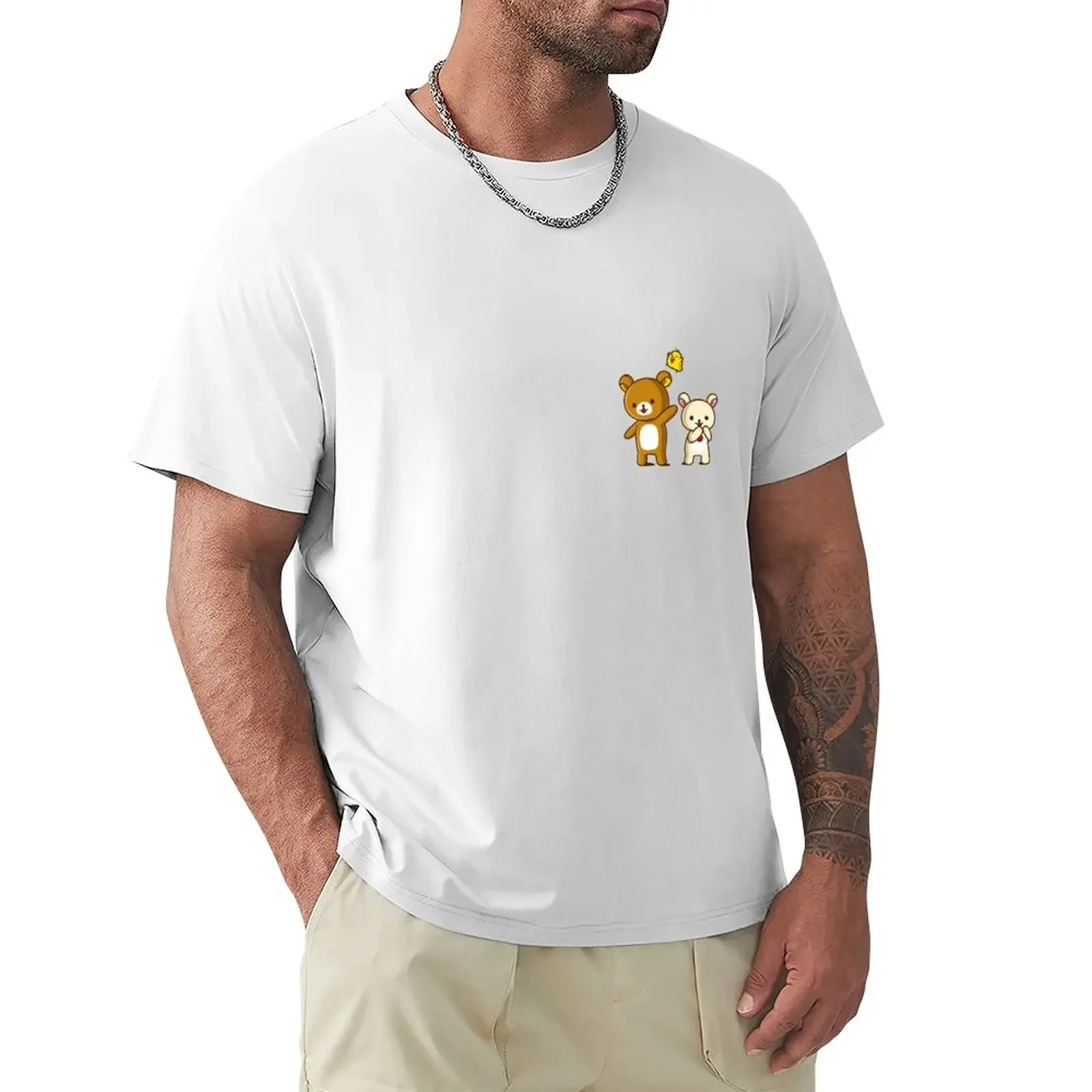 

Rilakkuma, Korilakkuma, and Kiiroitori T-Shirt sublime sports fans oversized t shirt men