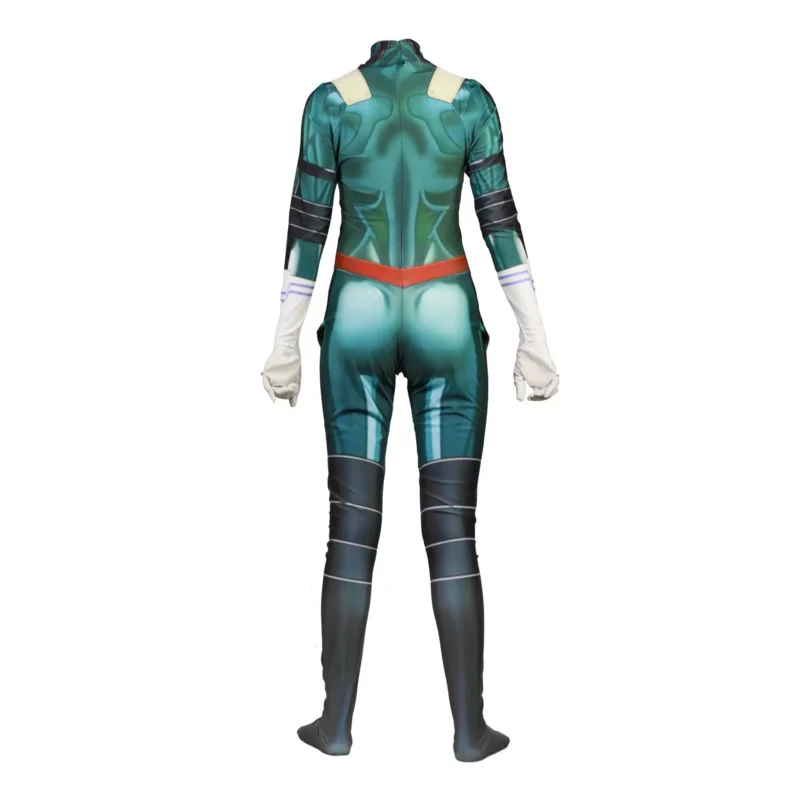 Boku No Hero Academy Costume Cosplay femminile Deku Izuku Midoriya Suit Zentai body per adulti bambini