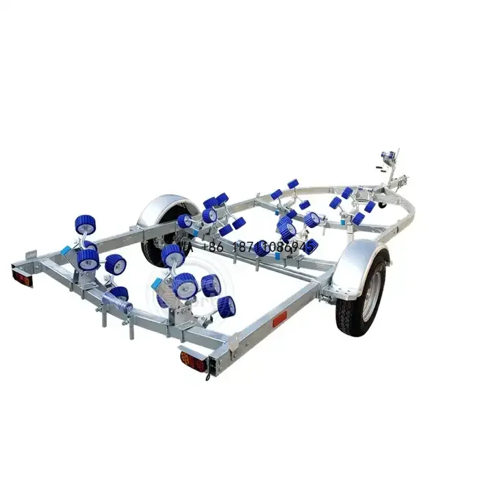 

Прицеп для яхт, гидроциклов и надувных лодок с порошковым покрытием и оцинковкой