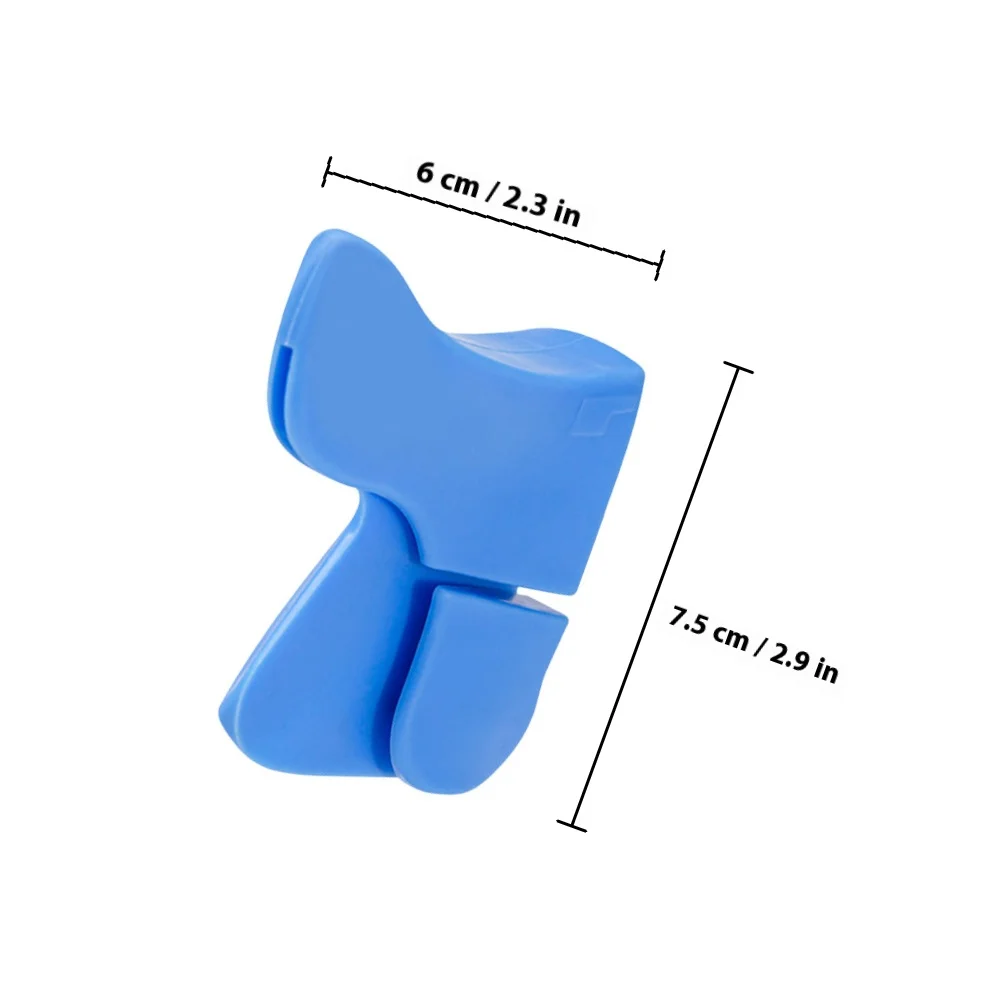 2 قطعة غطاء خلفي لقطع السيليكون مقاوم للتآكل ومقبض واقي قبضة قابل للإزالة وقابل للغسل أداة مطبخ متينة #6