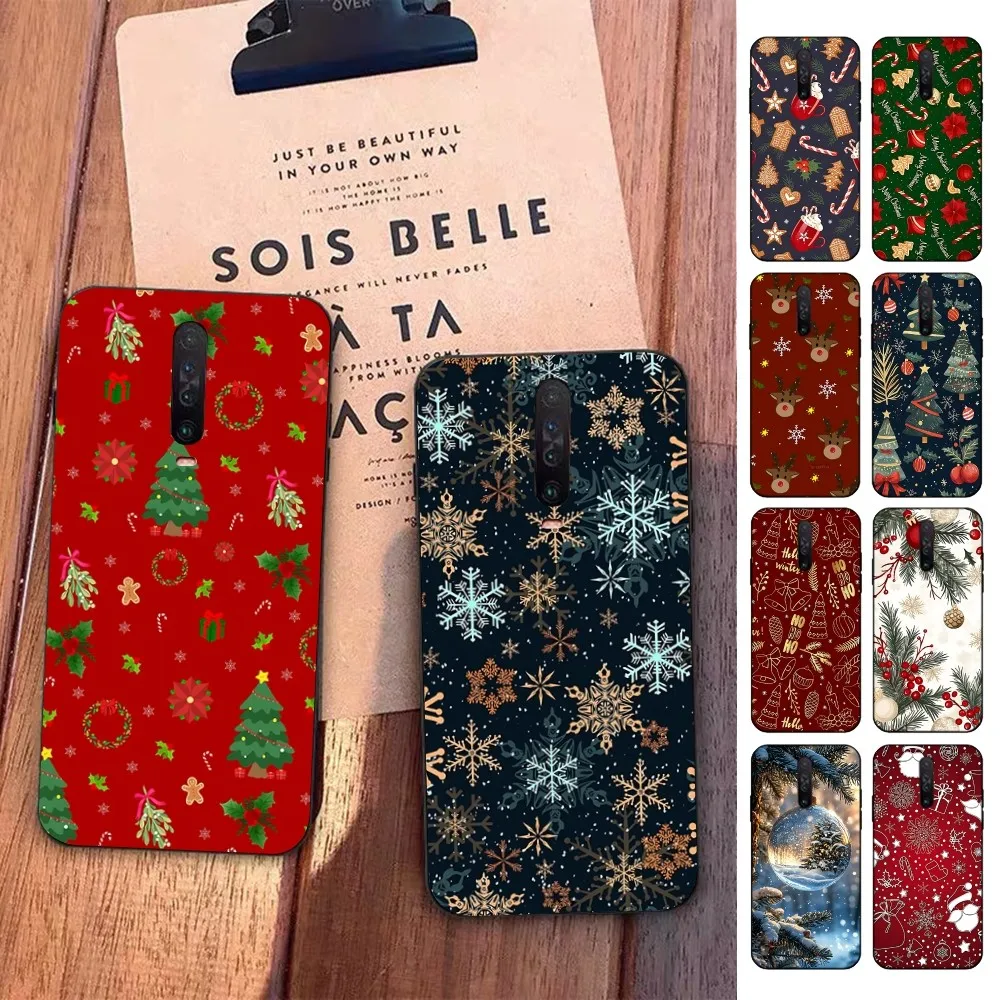 

Christmas Tree Phone Case For Redmi 5 6 7 8 9 10 Plus Pro 6 7 8 9 A GO K20 K30 K40 Pro Plus F3 Fundas