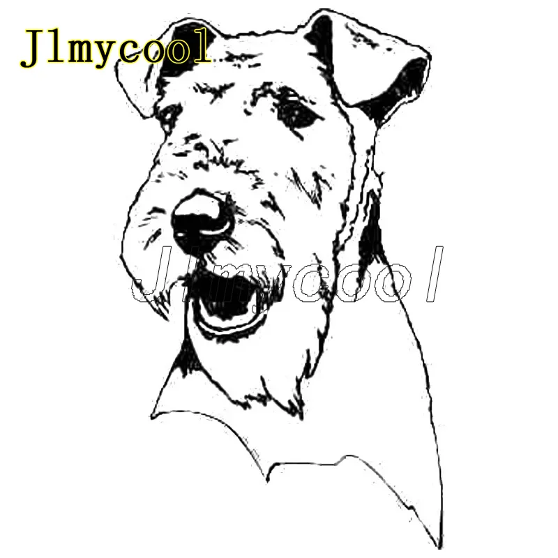 

8.6*14CM Terrier Dog Car Stickers Cute Waterproof Vinyl Decal Car Styling Bumper Accessories Black/Silver Decal Sticker