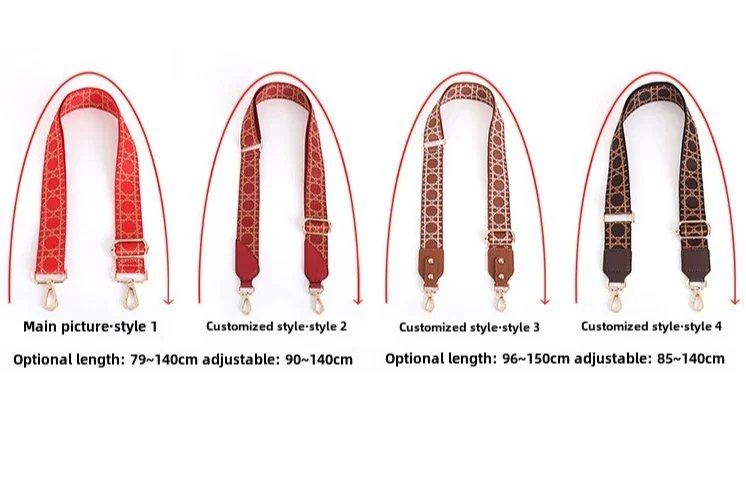 Настраиваемые женские ремни для сумок, ремень для сумки через плечо и через плечо, ширина 3,8 см, регулируемые лямки, аксессуары для сумок