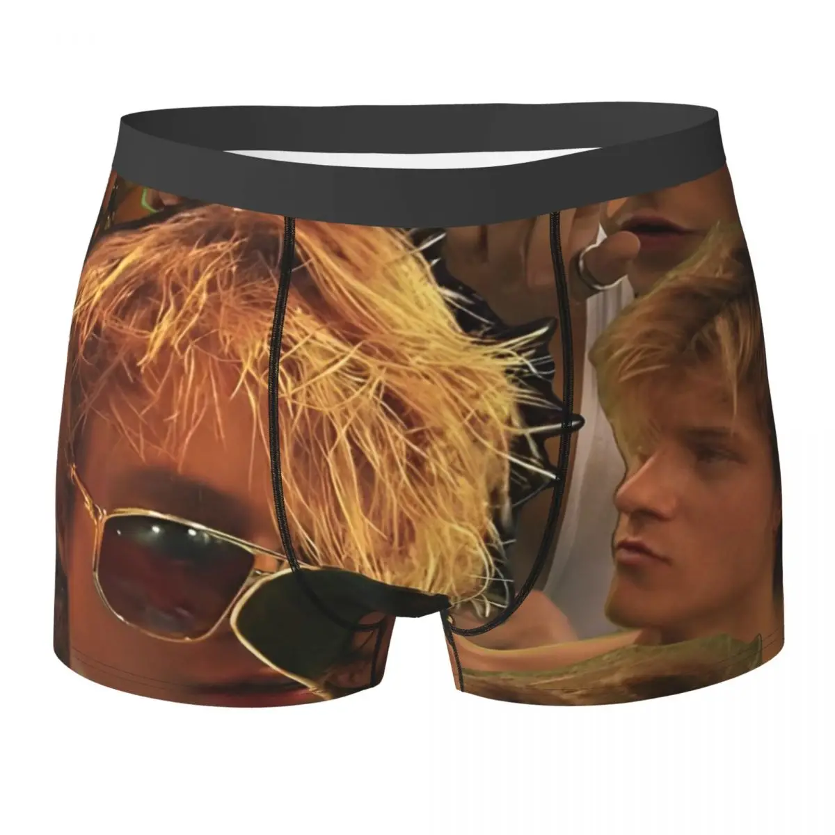 

Jj Maybank Underwear Rudy Pankow Photo Collage Men Underpants Customs Cute Boxershorts Trenky Shorts Briefs Large Size