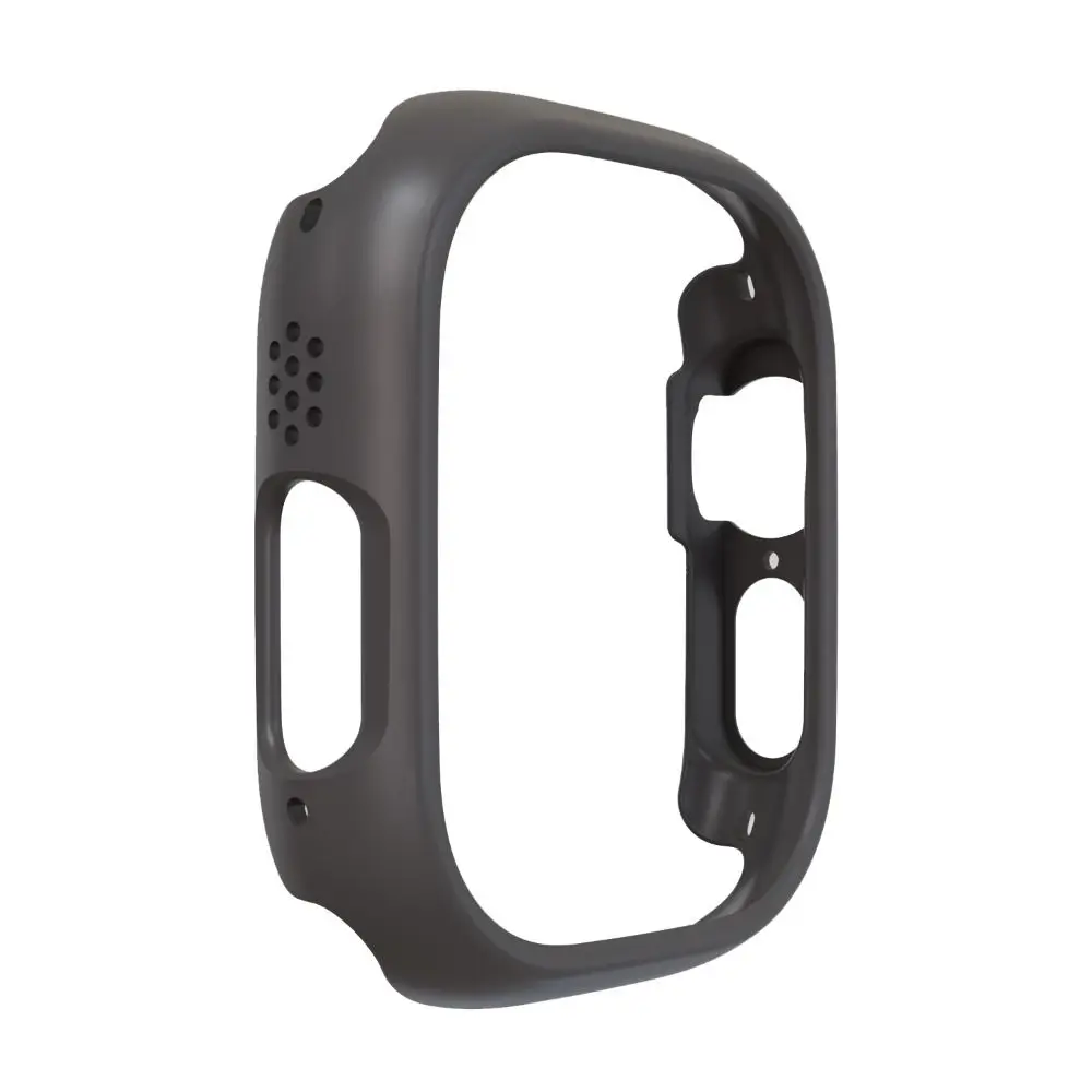 New Bumper PC Cover Hard Shell Hollow Protective Frame Watch Accessories Case for Apple Watch Ultra 49MM Smart Watch