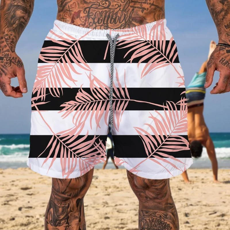 Men Summer Board Shorts 3D Printed Beach Shorts Pants Swimsuit Woman 2023 New Swim Trunks Beach Volleyball Sport Gym Short Pants