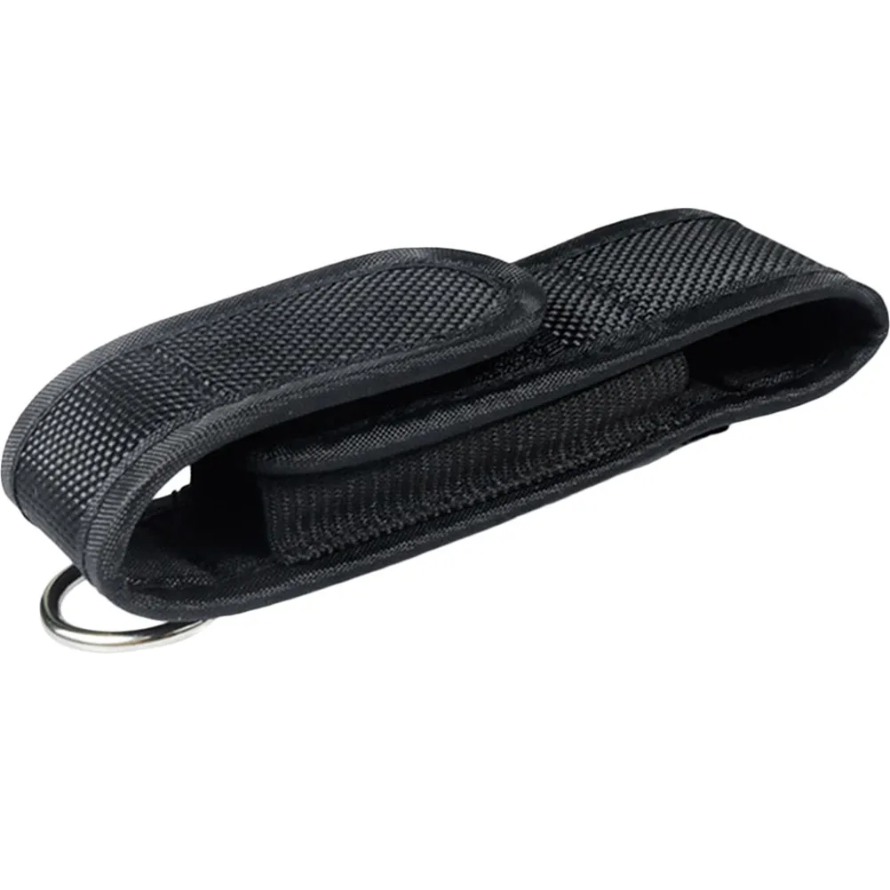 Heavy-Duty Flashlight Pouch for Belt Mount Quick-Access Flashlight Holder Nylon Torch Case for Climbing Hiking Outdoor Adventure