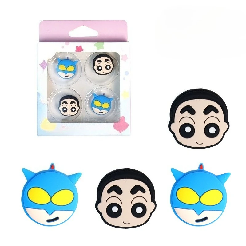 

Cartoon Cute Crayon ShinChan Silicone Rubber Thumb Grip for Switch 2 PS5 XBOX JoyCon Controller Joystick Cap Protective Cover