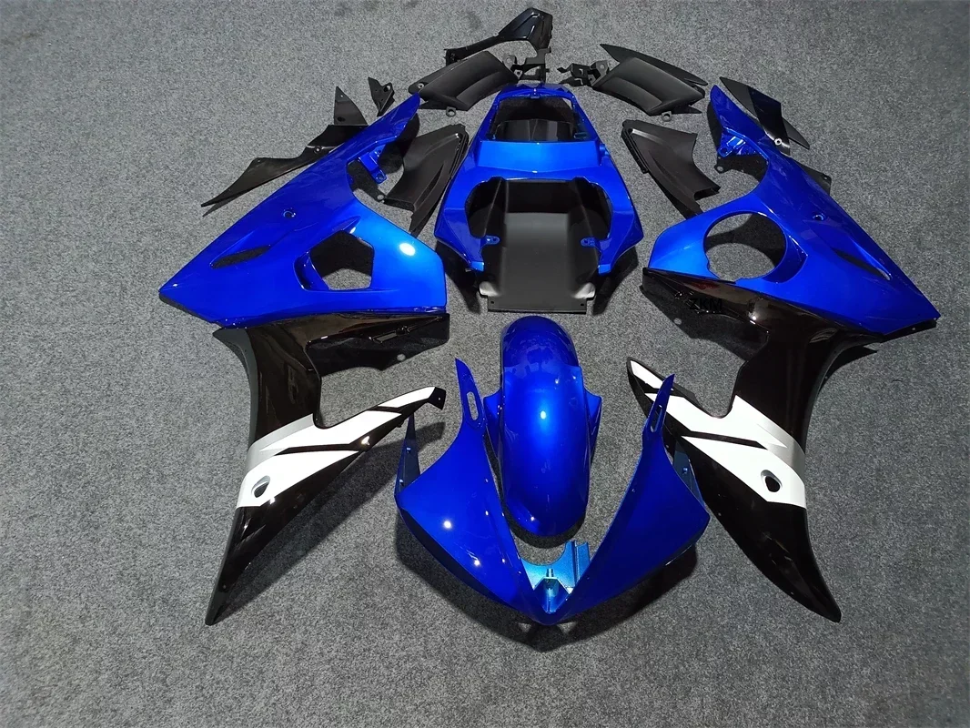 

Blue black white body parts R6 for r6 fairings sets 03 04 05 YZF R6 2003 2004 2005 custom fairing kits