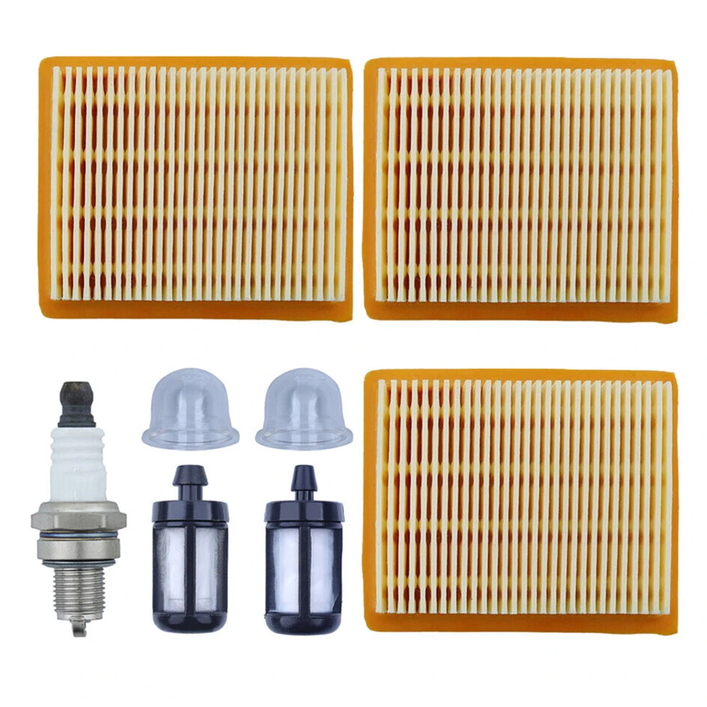 FS89 FS89R For FS91 For FS91R FS111 FS111R FS111RX FS131 FS131R FS311 FR131T FC91 FC96 FC111 Air Filter Assortment Pack of 3