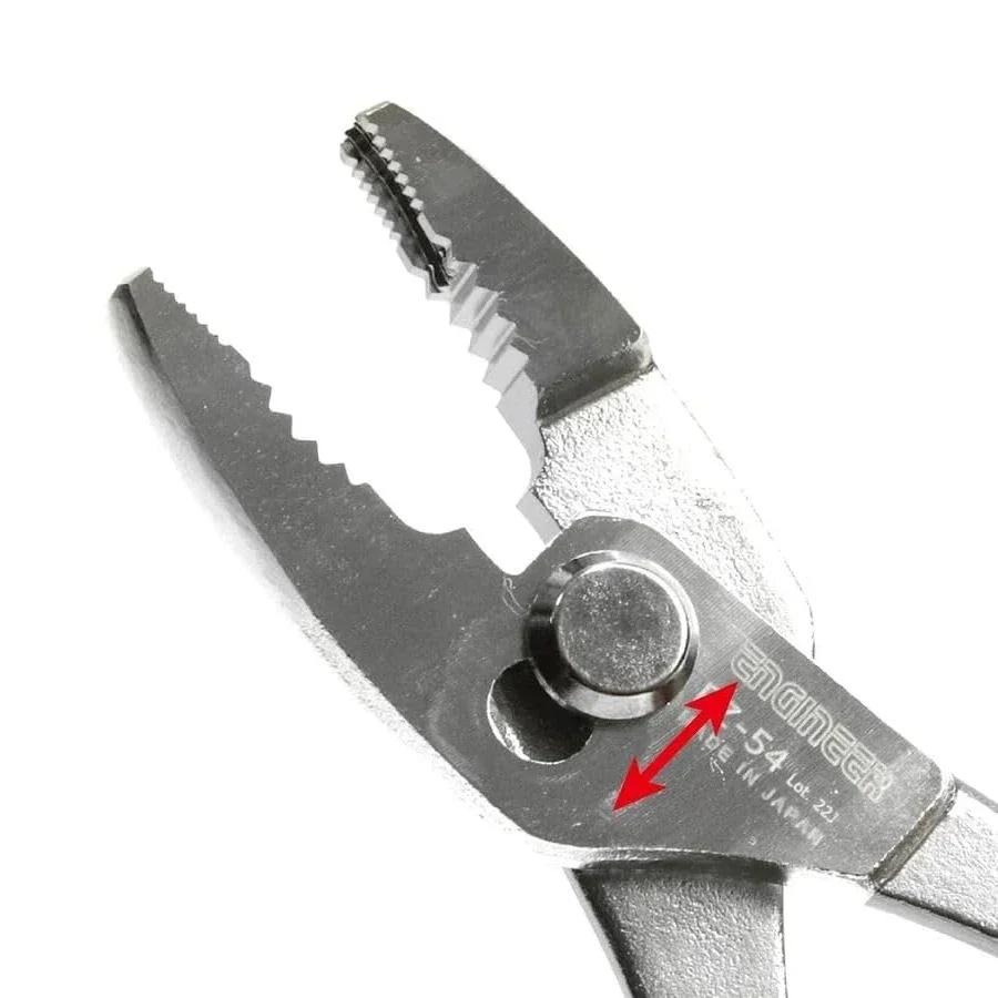 ENGINEER Slip Joint Pliers Stripped Screw/Broken Screw/Rusted Screw/For Diameter 3-9.5 mm PZ-54