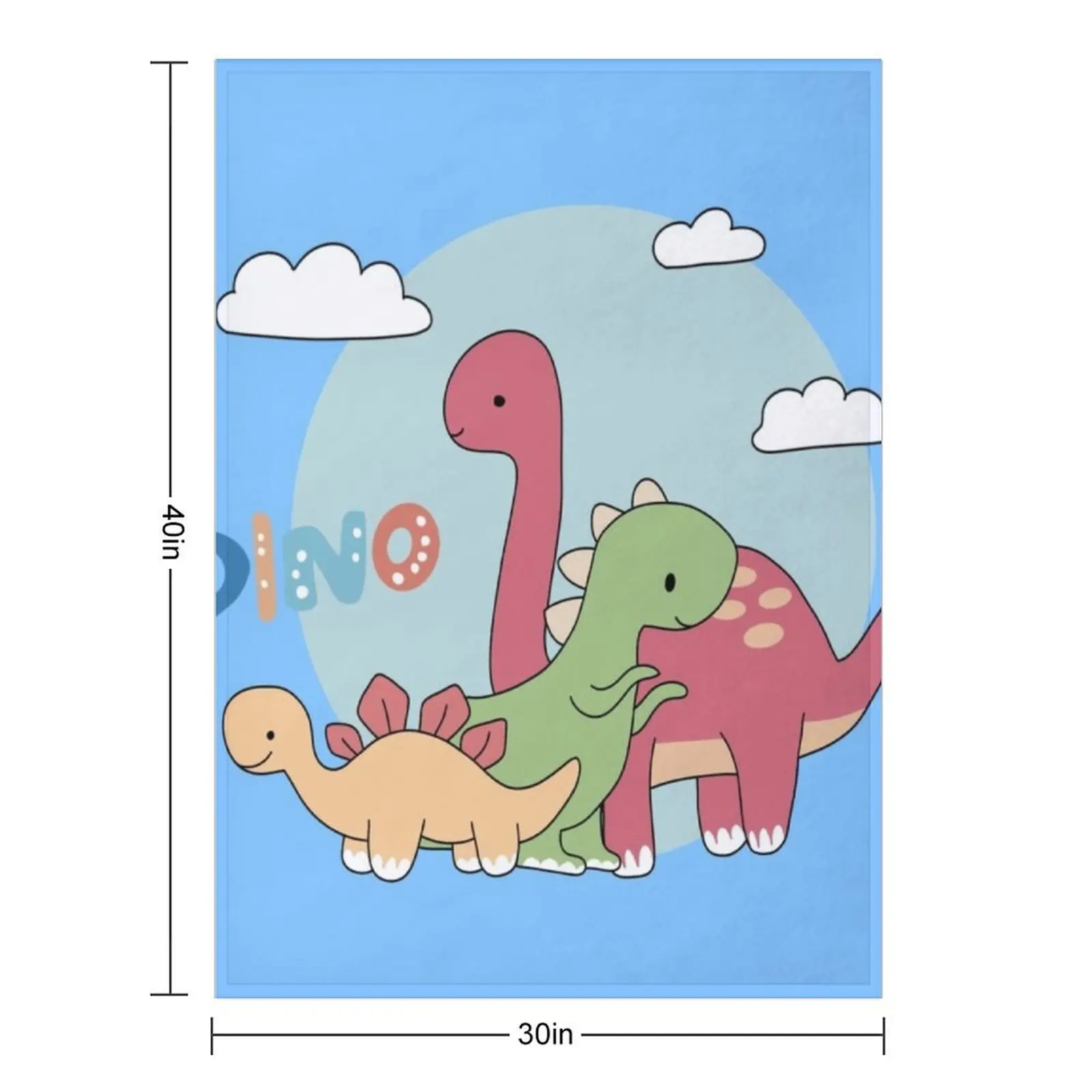 لا بأس أن تكون على ما يرام دينو رحلة الطريق تي شيرت رمي بطانية السرير منقوشة البطانيات للطفل أنعم البطانيات الزخرفية