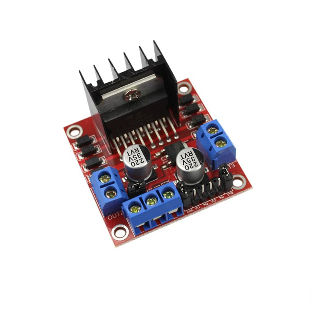 

L298N Motor Driver Board Module Stepper Motor Smart Car Robot Breadboard High Power L298 DC Motor Driver